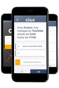 app clox registro laboral